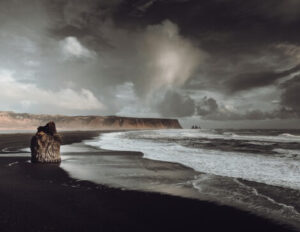 la spiaggia nera in islanda
