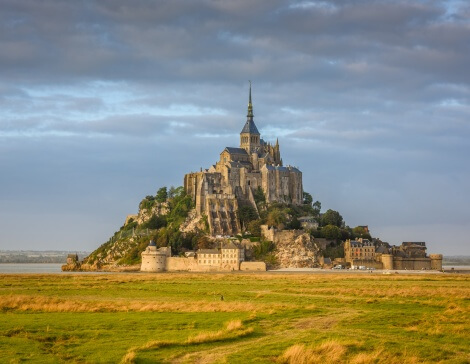 Moint Saint Michel da lontano fotografie