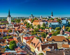 vista di Tallin in Estonia